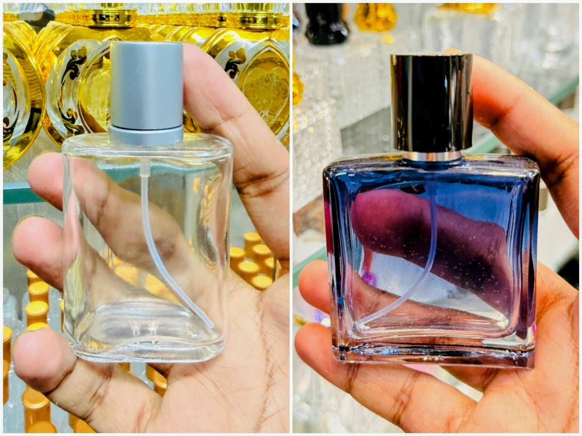 30ml partial bottle deal — 30ml split into a decant atomizer bottle (left) or the original Armaf Club de Nuit Intense Man EDT bottle (right)